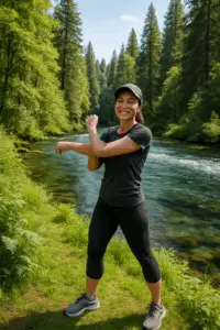 Exercise, vacation, mind-body recovery, healthy lifestyle Santa Fe