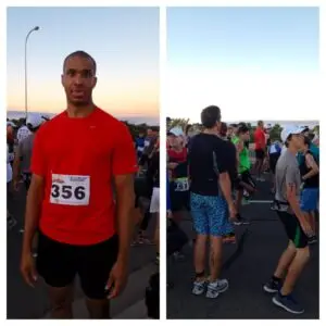 Santa Fe triathlon, personal trainer goal, overcoming doubts
