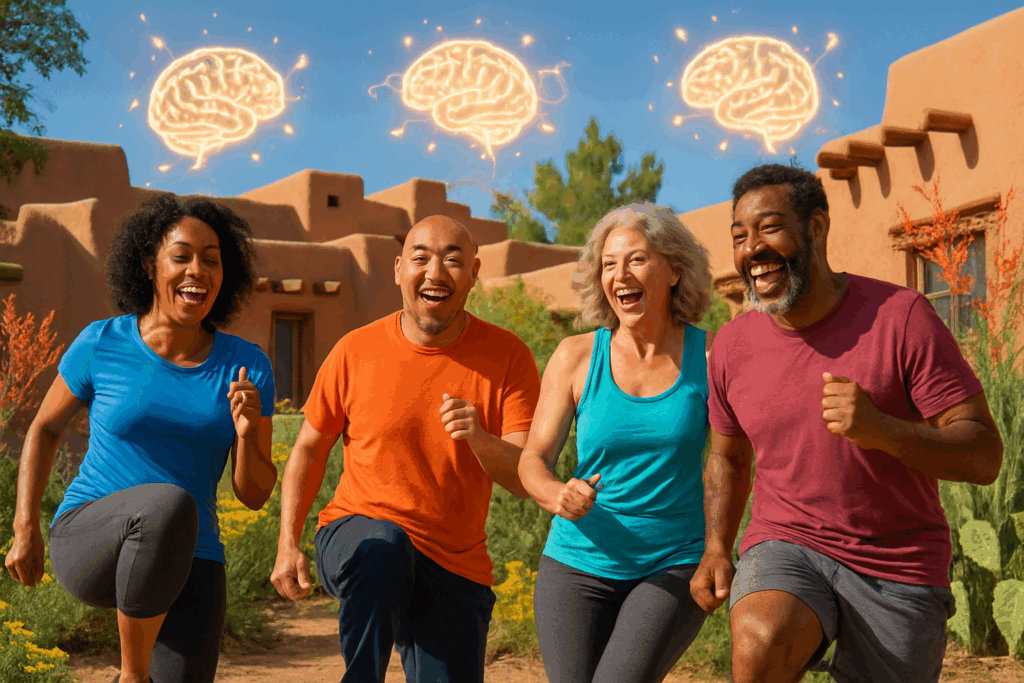 Exercise, brain health, and creativity boost visual