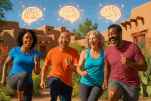 Exercise, brain health, and creativity boost visual