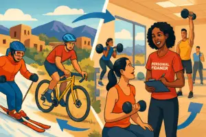 Santa Fe fitness assessment, exercise variety