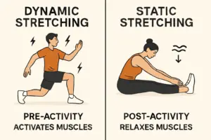 dynamic stretching warm-up Santa Fe