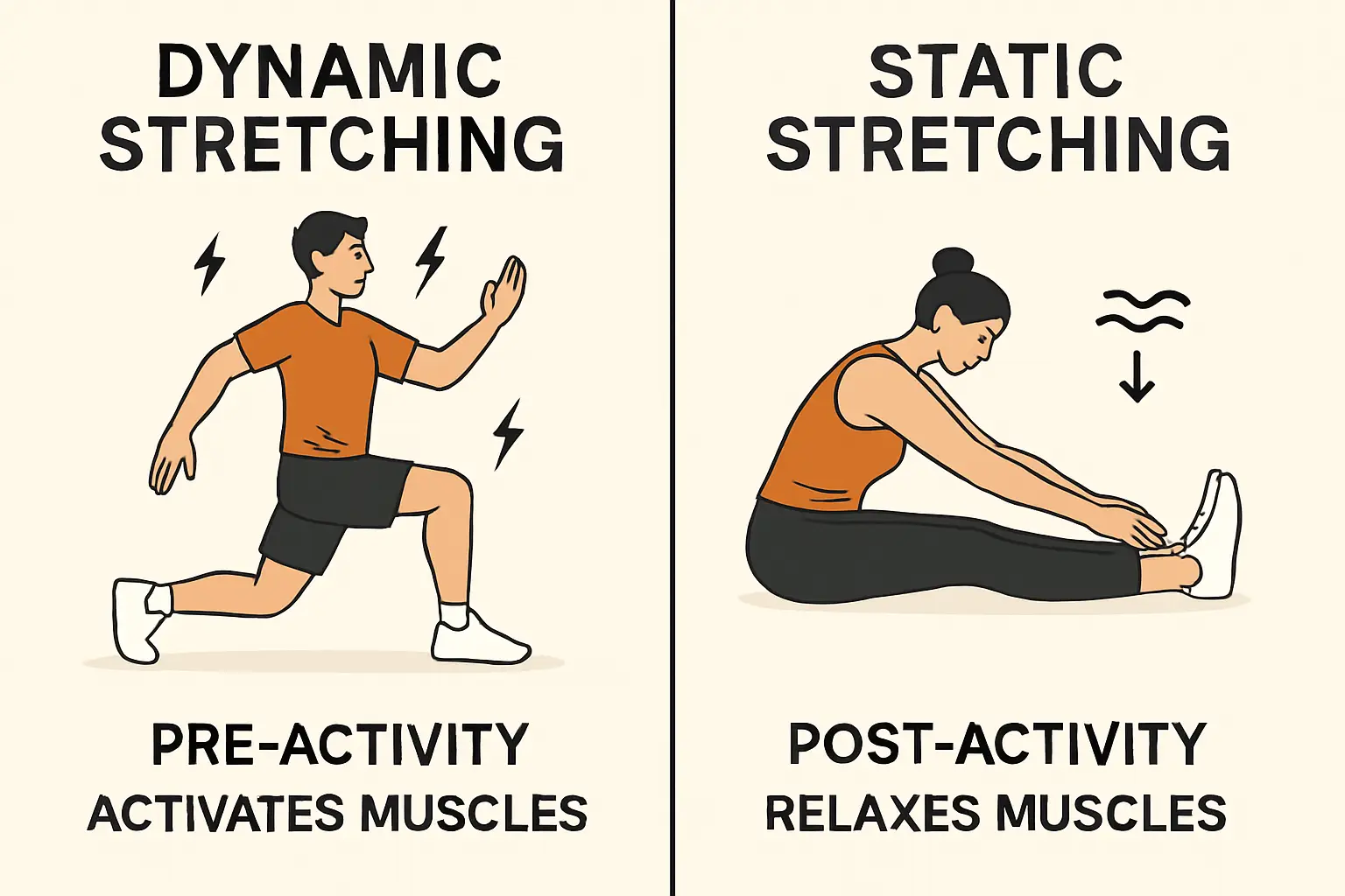 dynamic stretching warm-up Santa Fe