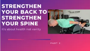 Spinal strengthening back muscles exercise