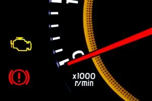 Check engine lights body health concept