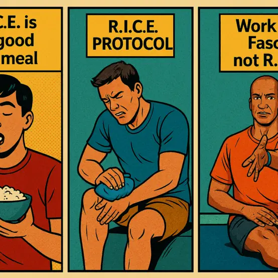 R.I.C.E is not good for fascia healing
