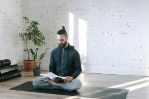 Man meditating SOmatic Pride