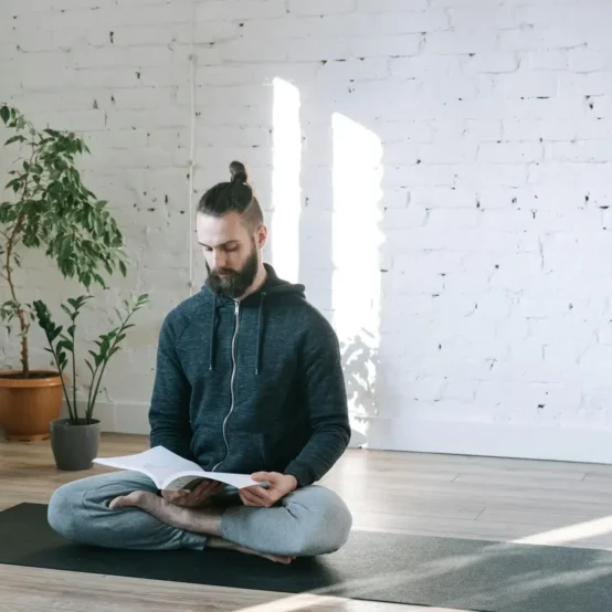 Man meditating SOmatic Pride