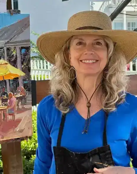 Michelle — professional artist whose doctor referred her to SolCore Fitness after PT exercises made her back pain worse